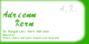 adrienn kern business card
